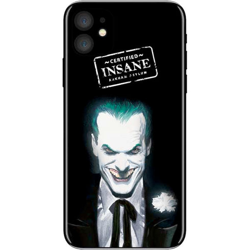 DC Comics The Joker Portrait by Alex Ross iPhone 11 Skin